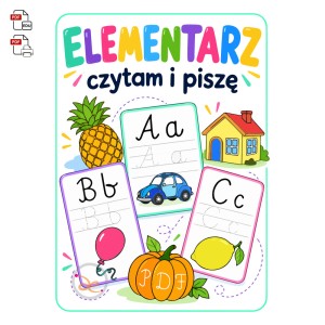 Elementarz do nauki czytania i pisania - poznaję litery, ćwiczę rękę