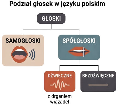 podział głosek