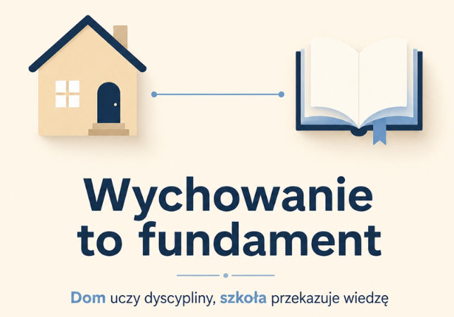 Dlaczego dom uczy dyscypliny, a szkoła przekazuje wiedzę
